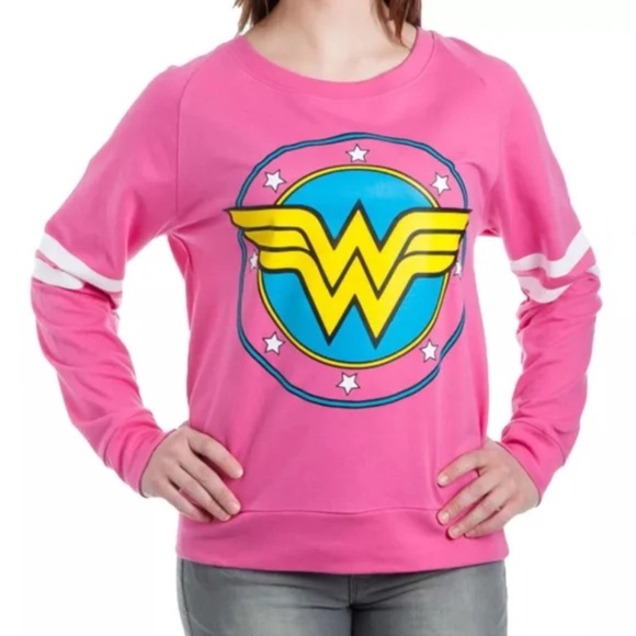 DC Comics Tops - DC Comics Wonder Woman Long Sleeve Graphic Tee